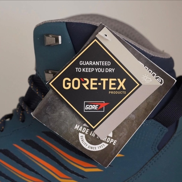 Lowa Made in Europe Axos GTX Gore-Tex Mid Hiking Shoes Blue Waterproof Men main image 7